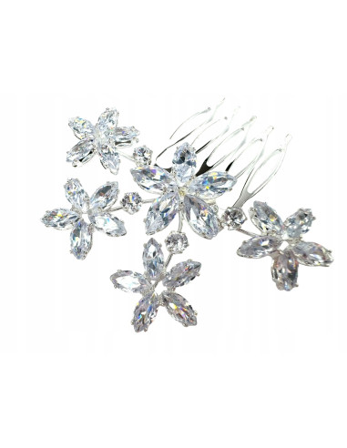 Grzebień wsuwany do włosów ozdobny kamienie...