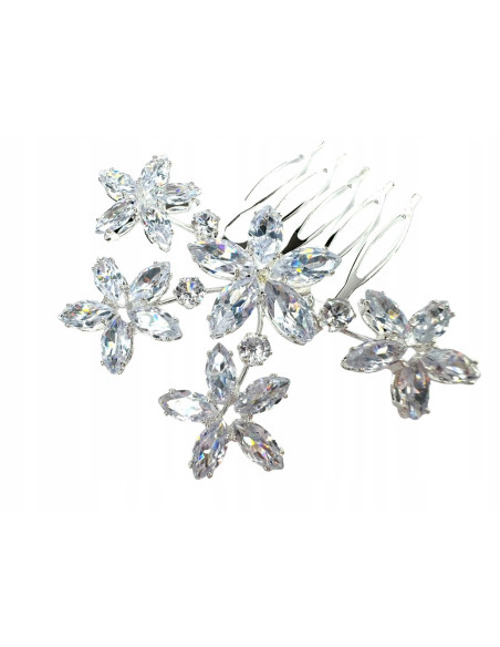 Grzebień wsuwany do włosów ozdobny kamienie Lolita Accessories