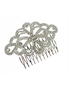 Grzebień wsuwany do włosów ozdobny kamienie Lolita...