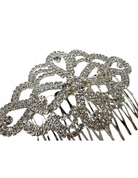 Grzebień wsuwany do włosów ozdobny kamienie Lolita Accessories