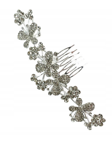 Grzebień wsuwany do włosów ozdobny kamienie XXL Lolita Accessories