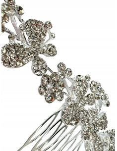 Grzebień wsuwany do włosów ozdobny kamienie XXL Lolita... 2