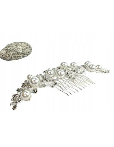 Grzebień wsuwany do włosów ozdobny kamienie...