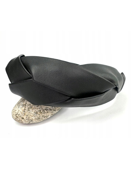 Lolita Accessories Opaska do włosów WARKOCZ skóra ekologiczna