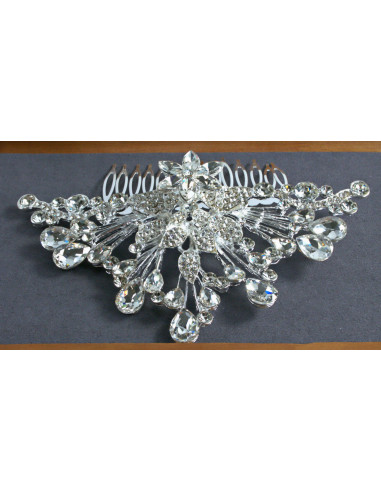 Grzebień wsuwany do włosów ozdobny z kamieniami...