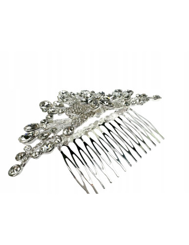 Grzebień wsuwany do włosów ozdobny z kamieniami...