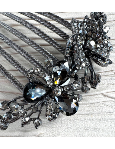 GRZEBIEŃ wsuwany do włosów wtykowy ozdobny...