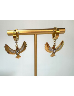 Kolczyki BOHO ORZEŁ stal chirurgiczna HAMSA Lolita...