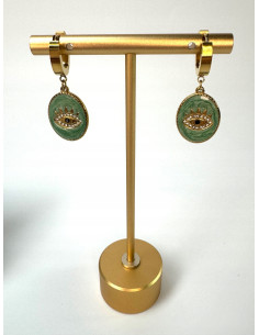 Kolczyki BOHO stal chirurgiczna Oko Proroka Lolita...