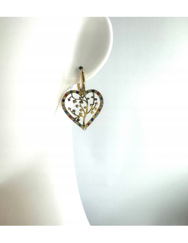 Kolczyki BOHO Serce stal chirurgiczna Lolita...