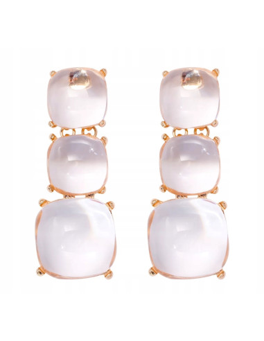 Kolczyki Lolita Accessories kamienie bezbarwne