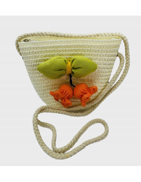 Torebka dziecięca Koszyczek pleciony Kwiatki Kwiat Koszyk dla dziewczynki