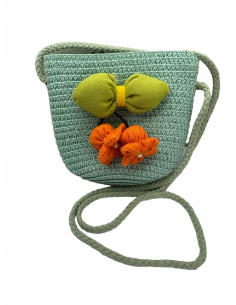 Torebka dziecięca Koszyczek pleciony Kwiatki Kwiat Koszyk...