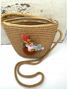 Torebka dziecięca Koszyczek pleciony Kwiatki Kwiat Koszyk... 2