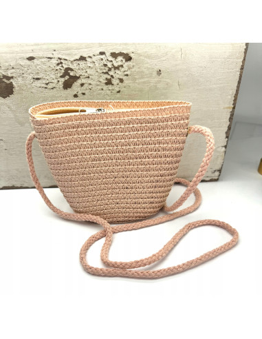 Torebka dziecięca Koszyczek pleciony Kwiatki...