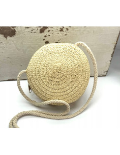 Torebka dziecięca Koszyczek pleciony Kokarda Koszyk dla... 2