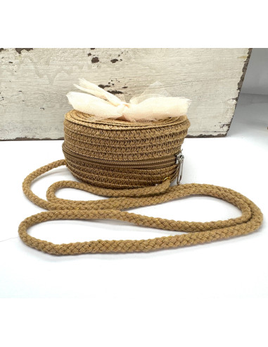 Torebka dziecięca Koszyczek pleciony Kokarda...