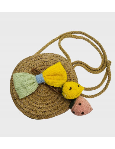 Torebka dziecięca Koszyczek pleciony Truskawki...