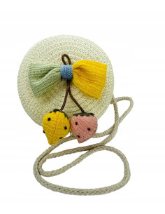 Torebka dziecięca Koszyczek pleciony Truskawki Koszyk dla...