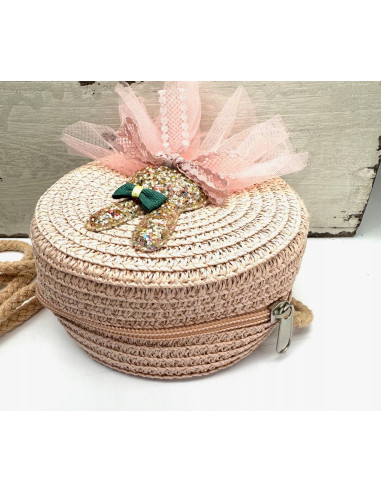 Torebka dziecięca Koszyczek pleciony Króliczek...