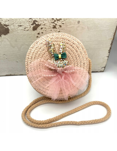 Torebka dziecięca Koszyczek pleciony Króliczek...