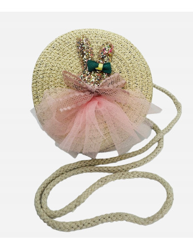 Torebka dziecięca Koszyczek pleciony Króliczek...