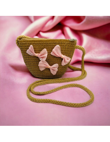 Torebka dziecięca Koszyczek pleciony Kwiatek...