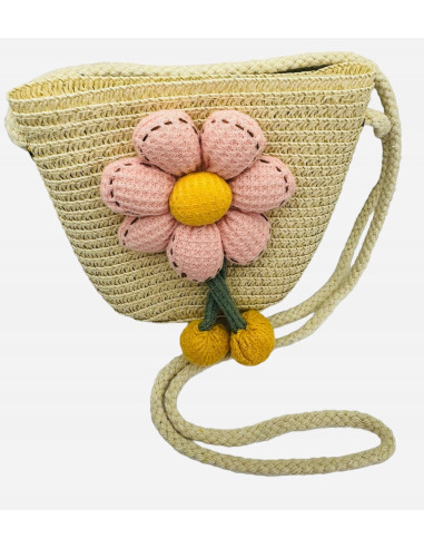 Torebka dziecięca Koszyczek pleciony Kwiatek...