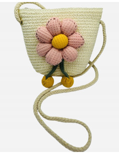 Torebka dziecięca Koszyczek pleciony Kwiatek Kwiat Koszyk...