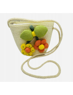 Torebka dziecięca Koszyczek pleciony Kwiatek Kwiat Koszyk...