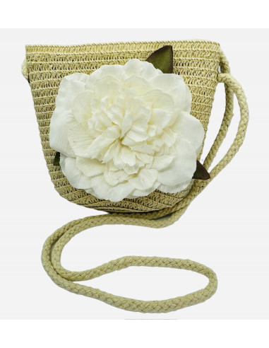 Torebka dziecięca Koszyczek pleciony Kwiatek...