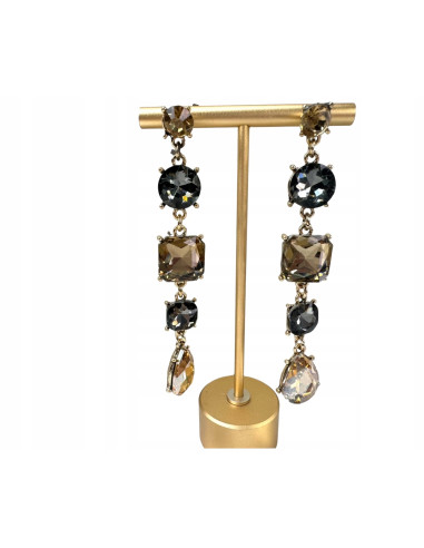 Kolczyki Lolita Accessories cyrkonie kamienie...