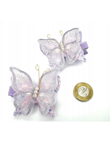 Spinki dla dziecka dziewczynki Motyle Lolita...