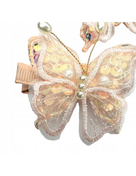 Spinki dla dziecka dziewczynki Motyle Lolita Accessories Zestaw 2 sztuki