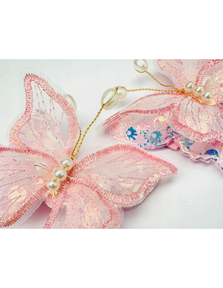 Spinki dla dziecka dziewczynki Motyle Lolita Accessories Zestaw 2 sztuki