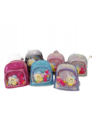 Plecak dla dziewczynki z cekinami podróż z...