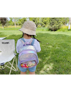 Plecak dla dziewczynki z cekinami podróż z Kwiatkiem 2