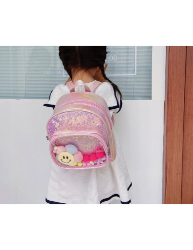 Plecak dla dziewczynki z cekinami podróż z...