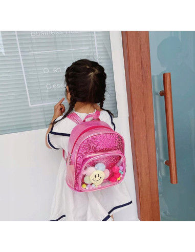 Plecak dla dziewczynki z cekinami podróż z...