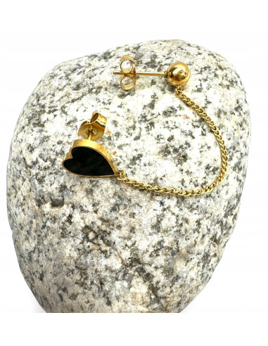 PODWÓJNY Kolczyk ze stali chirurgicznej z...