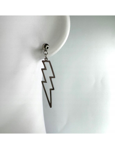 Kolczyki ze stali chirurgicznej BŁYSKAWICA...