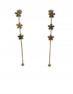 Kolczyki 3 KWIATKI stal chirurgiczna Lolita Accessories...