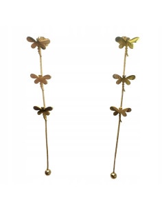 Kolczyki WAŻKI stal chirurgiczna Lolita Accessories złote