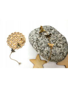 Kolczyki WAŻKI stal chirurgiczna Lolita Accessories złote 2