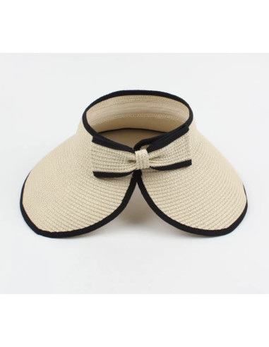 Daszek na głowę słomkowy pleciony...