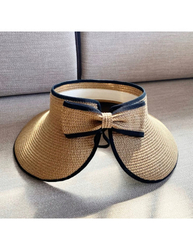 Daszek na głowę słomkowy pleciony...