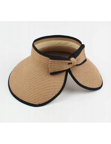 Daszek na głowę słomkowy pleciony...