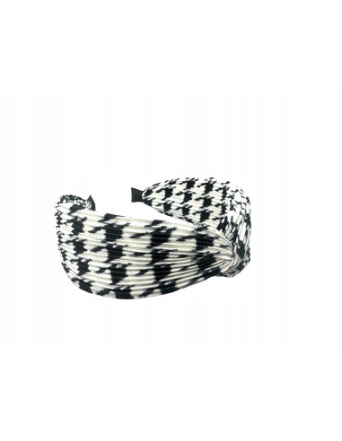 Lolita Accessories opaska do włosów W PEPITKĘ kolekcja