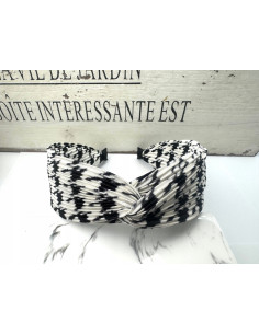 Lolita Accessories opaska do włosów W PEPITKĘ kolekcja 2