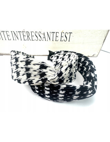 Lolita Accessories opaska do włosów W PEPITKĘ...